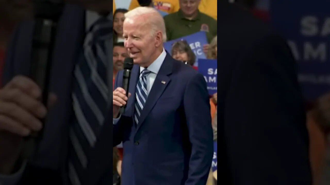 Biden Says Something So Creepy Even the Crowd Is Shocked | #shorts