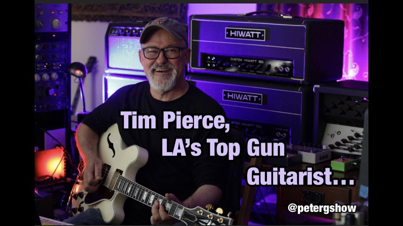 LA's Top Gun Guitarist, Tim Pierce. On The Peter G Show. May 10th, 2023. Show #207