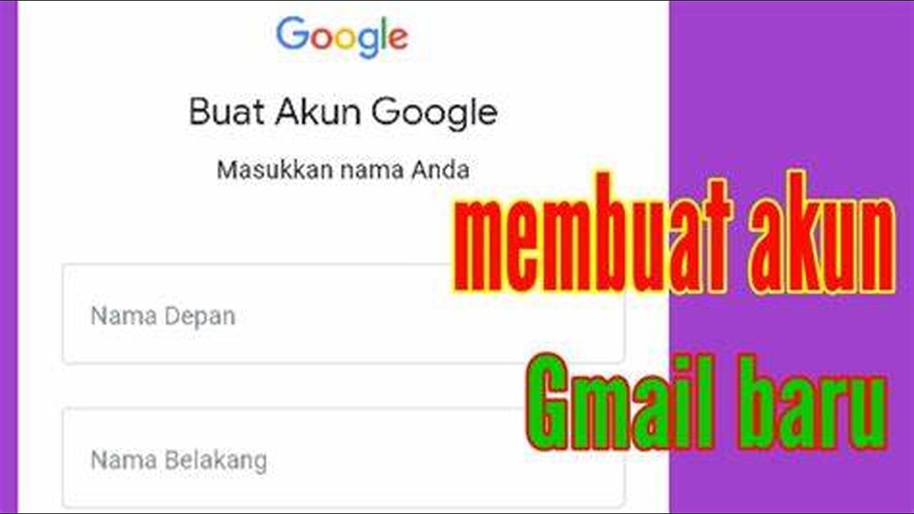 Cara Membuat Akun Gmail yang baik dan benar dijamin aman!!