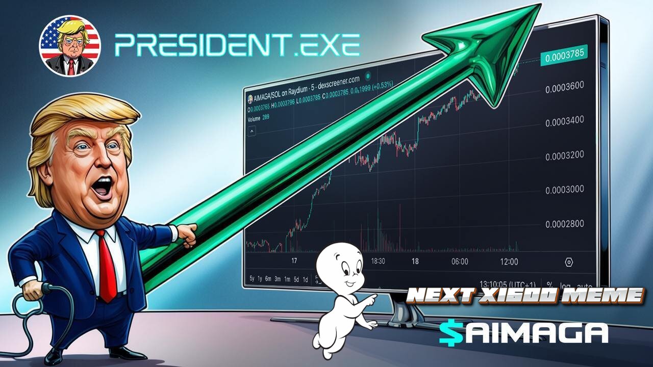$AIMAGA and AI Trump: New trends in crypto memes🚀