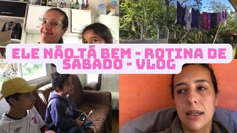 Noite não foi fácil - Ele não passou nada bem - Recebi visita - Vlog