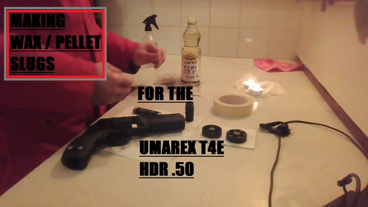 Making DIY Ammo For My Umarex T4E HDR .50 (Wax/Pellet Slugs)