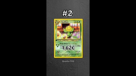 Top 5 Pokemon Cards Sunflora 😁