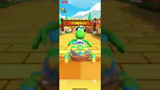 Mario Kart Tour - Bright Bunny Kart Gameplay (Yoshi Pipe 1 High-End Spotlight Reward)
