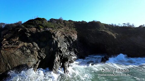 Quarry Beach Winters Morning in Mallacoota Vic