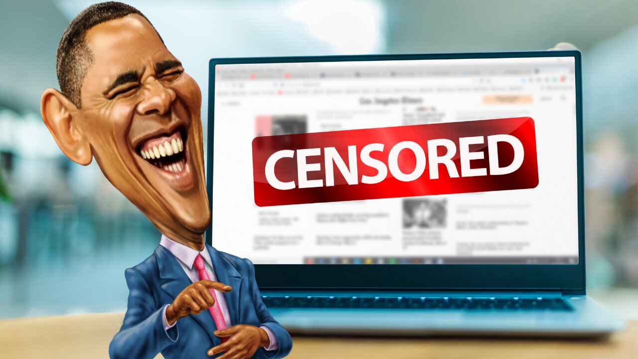 Here's Why: Obama Just Revealed His Plan to Censor You