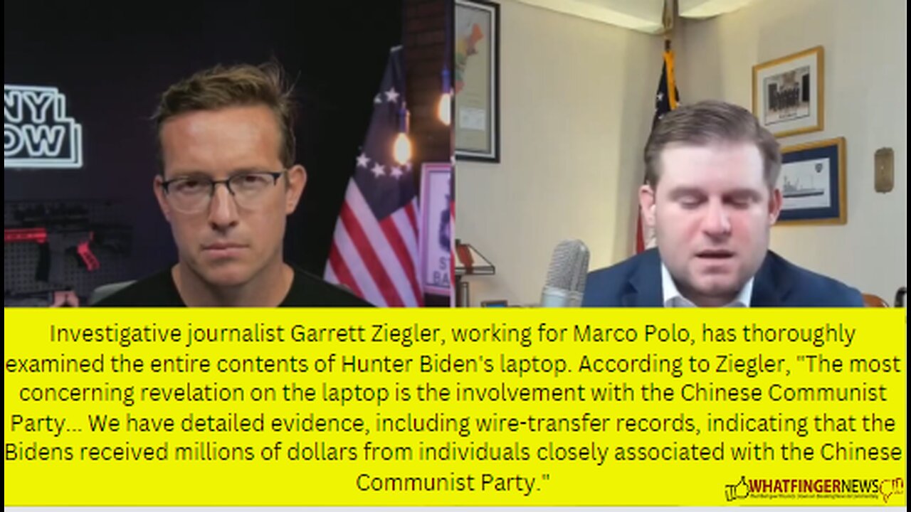 Investigative journalist Garrett Ziegler, working for Marco Polo, has thoroughly examined the entire