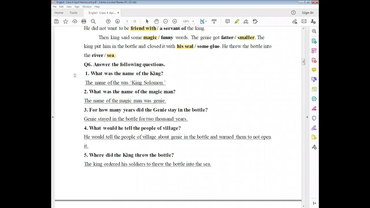 Eng A Class 4 20 04 21