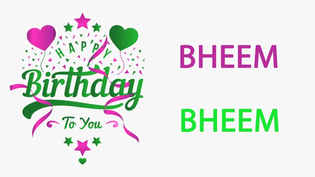 Happy Birthday to Bheem - Hindi Birthday Wish From Birthday Bash