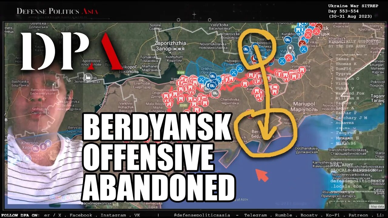 UKRAINE'S BERDYANSK OFFENSIVE ABANDONED / ENDED - Velyka Novosilka sector, Zaporizhzhia Front