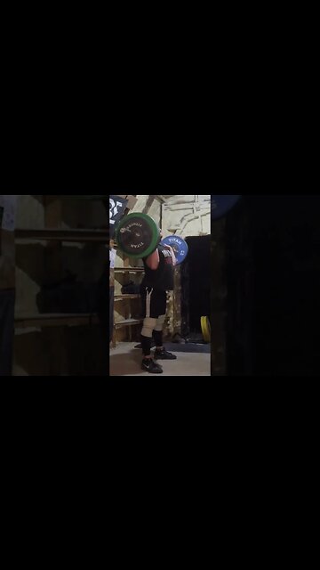 93 kg / 205 lb - Overhead Press - Weightlifting Training