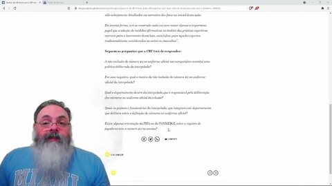 Justiça exige explicações da CBF sobre porque não usa camisa 24 — PETER TURGUNIEV