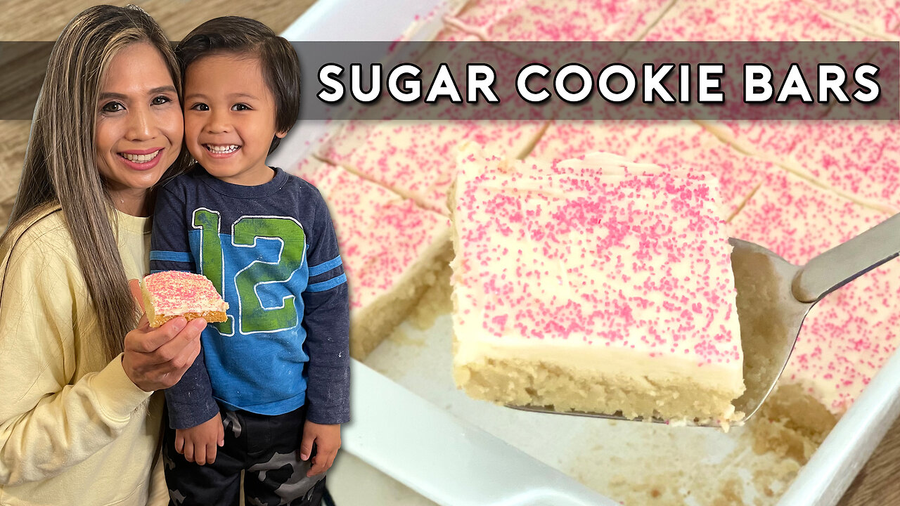 SUGAR COOKIE BARS