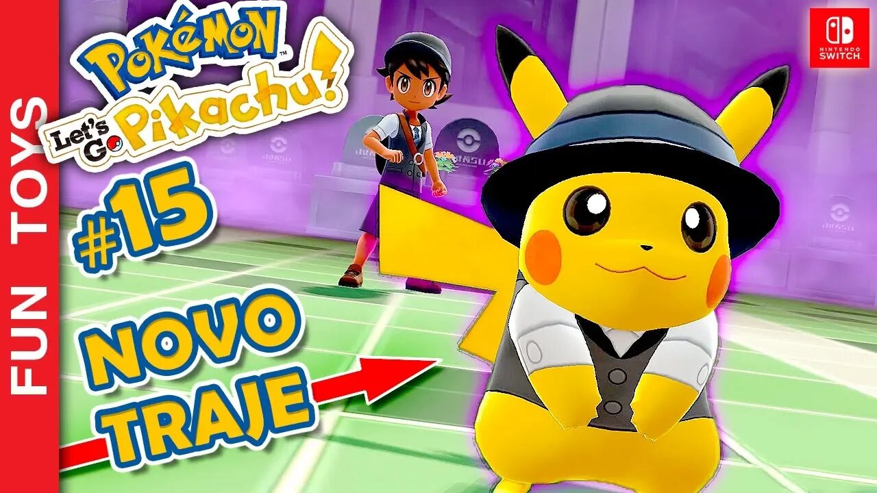 Pokémon: Let's Go #15 ⚡️ Entramos na torre ATERRORIZANTE! E um Novo Traje do Pikachu e do Personagem