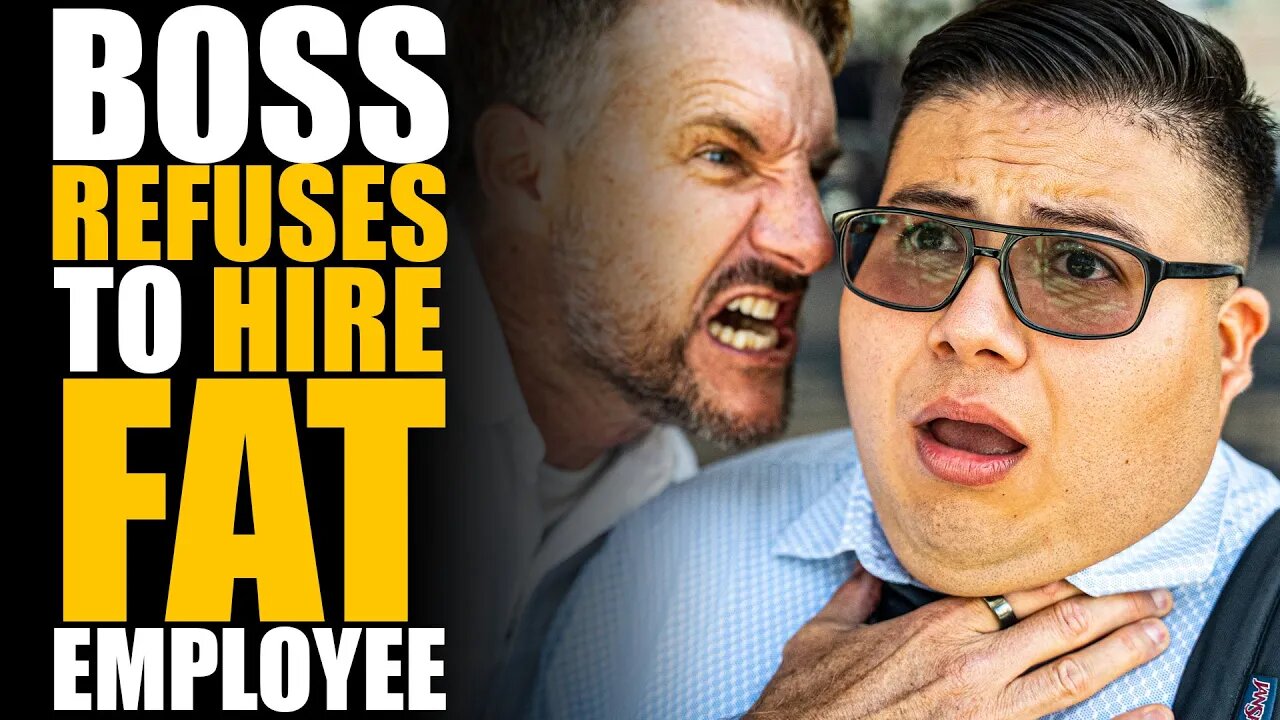 Boss REFUSES to HIRE FAT EMPLOYEES. INSTANTLY REGRETS IT... | SAMEER BHAVNANI