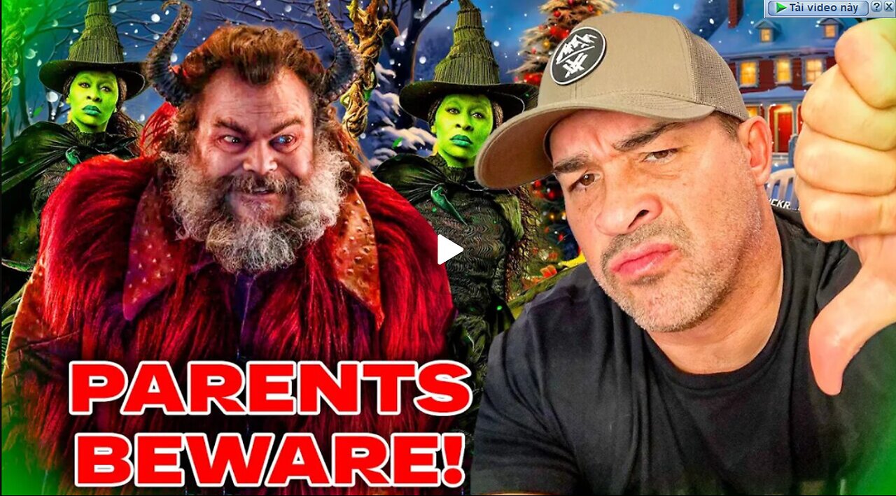 PARENTS BEWARE! The True Agenda behind the movies WICKED & Jack Black's Satan Claus EXPOSED!