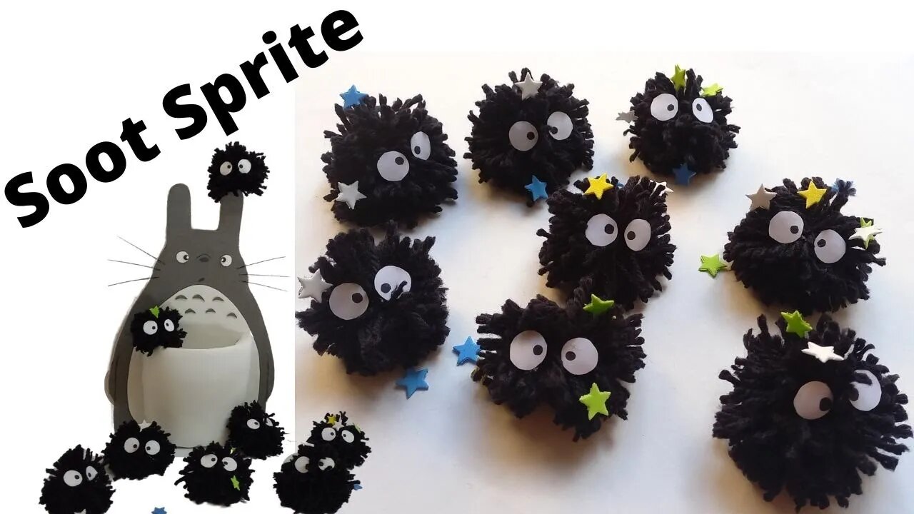 SOOT SPRITE! MEU AMIGO TOTORO! COMO FAZÊ-LOS?