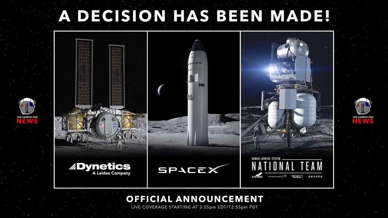 We are going back to the moon with... | NASA's Lunar Lander Announcement | Live Coverage