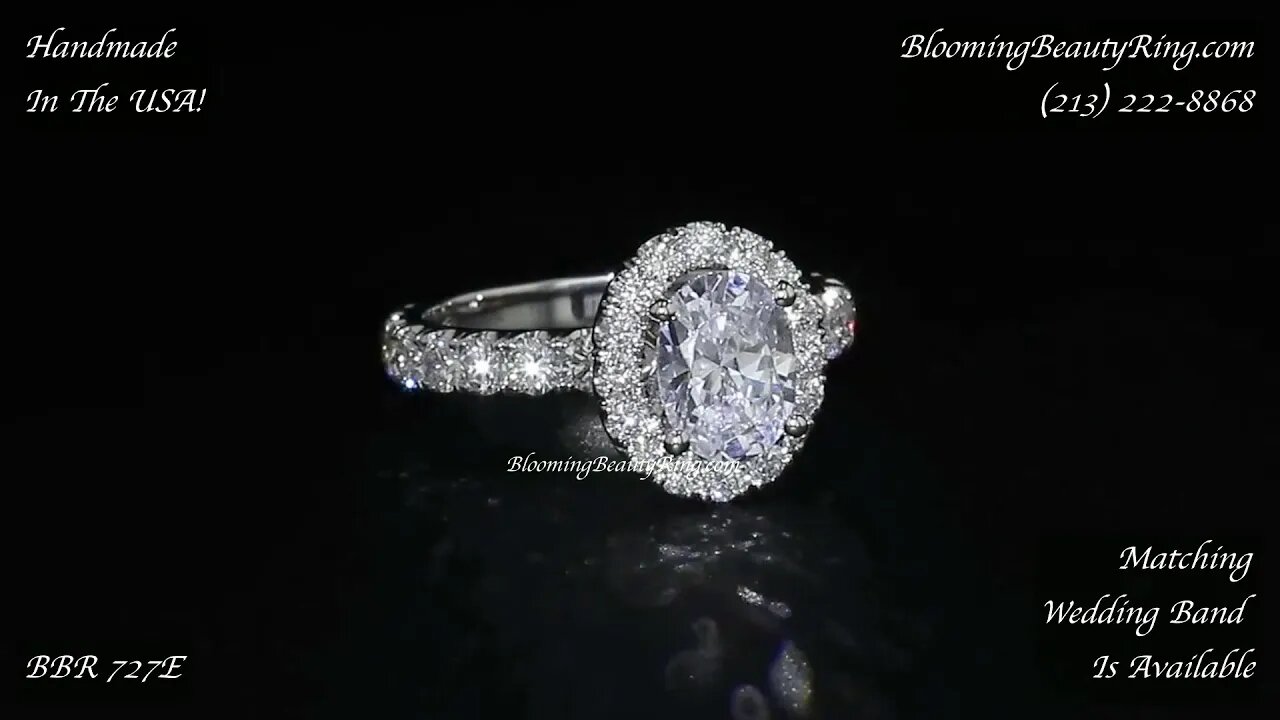 BBR 727e 1 25 ctw Diamond Engagement Ring Handmade In The USA