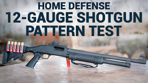 Home Defense 12-Gauge Shotgun Pattern Test