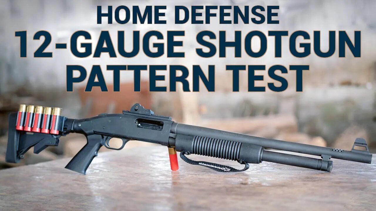 Home Defense 12-Gauge Shotgun Pattern Test