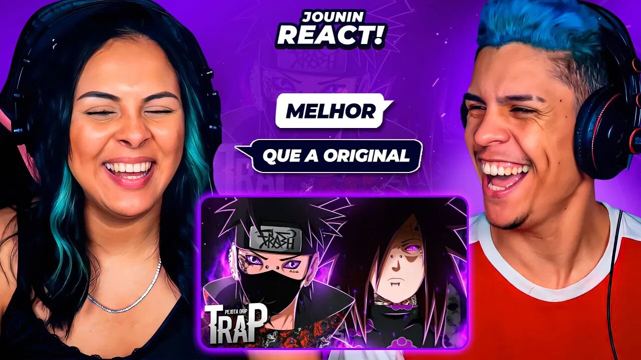 (Remix Costa Gold) RENEGADO Trap 🖤😈 (Naruto) | Se essa Vila | [React Rap Nerd] 🔥