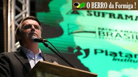 Bolsonaro discursa na feira de sustentabilidade em Manaus