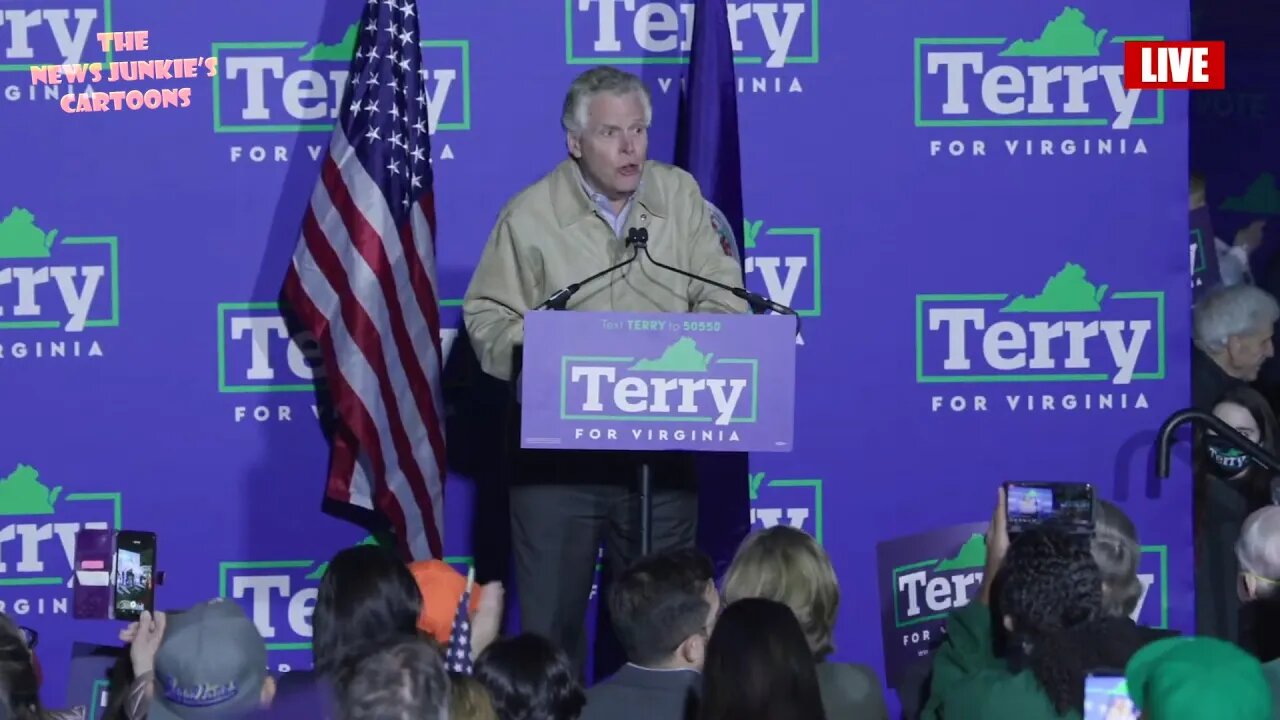 McAuliffe falsely claims that his opponent "is doing an event with Donald Trump here in Virginia."