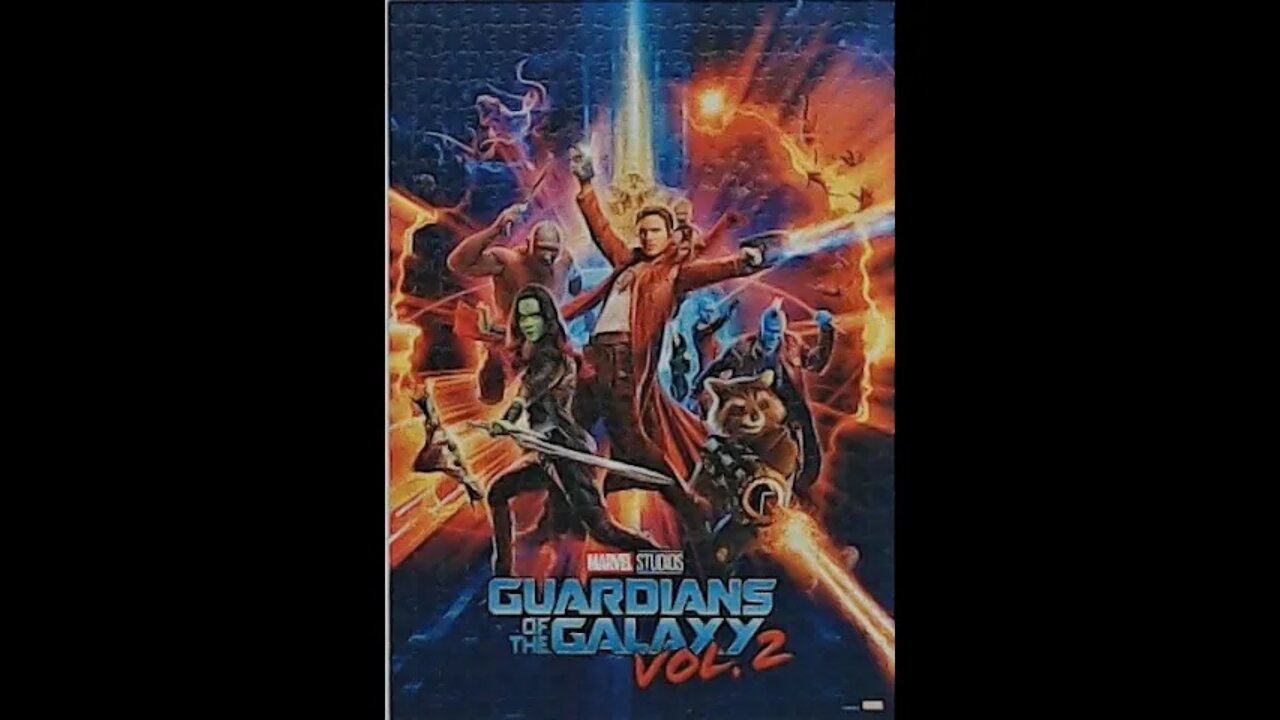 Guardians of The Galaxy 500 Piece Jigsaw Puzzle Time Lapse