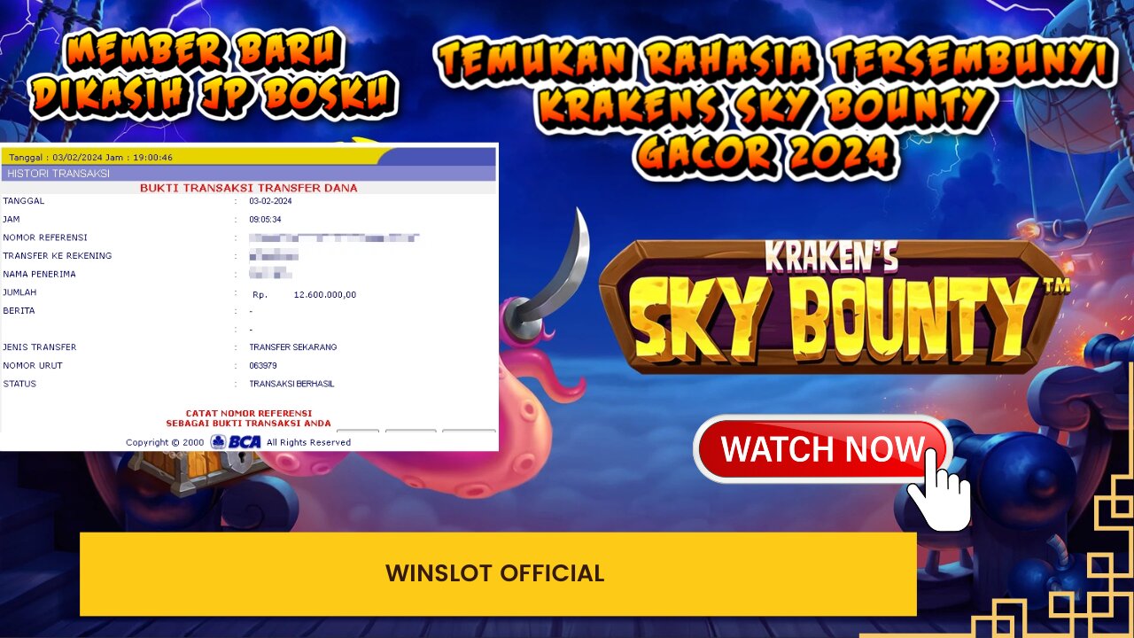 Rasakan Sensasi Petualangan Luas dan Raih Jackpot Menggiurkan di KRAKENS SKY BOUNTY! 🎰🔥