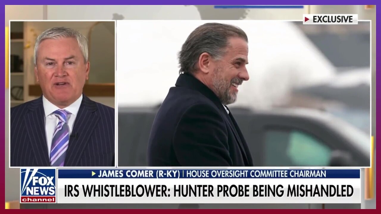 James Comer says evidence shows at least 9-12 Biden Family Members received money from China, ETC