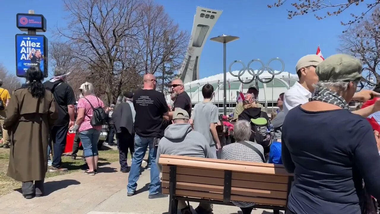 Massive Rally Gathers at Olympic Stadium - May 1, 2022