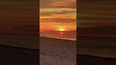 Gimbal shot of sunset