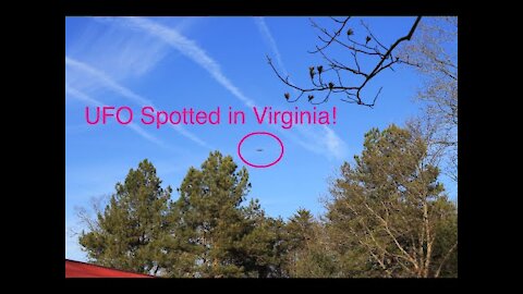 UFO sighting over central VA