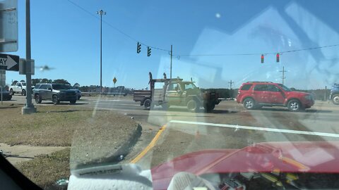 The wooden truck that runs around Ruston