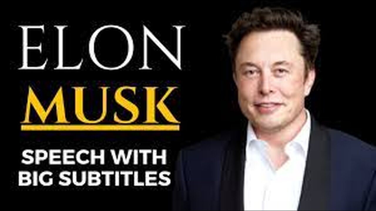 ENGLISH SPEECH | ELON MUSK: Future, A.I. and Mars (English Subtitles)