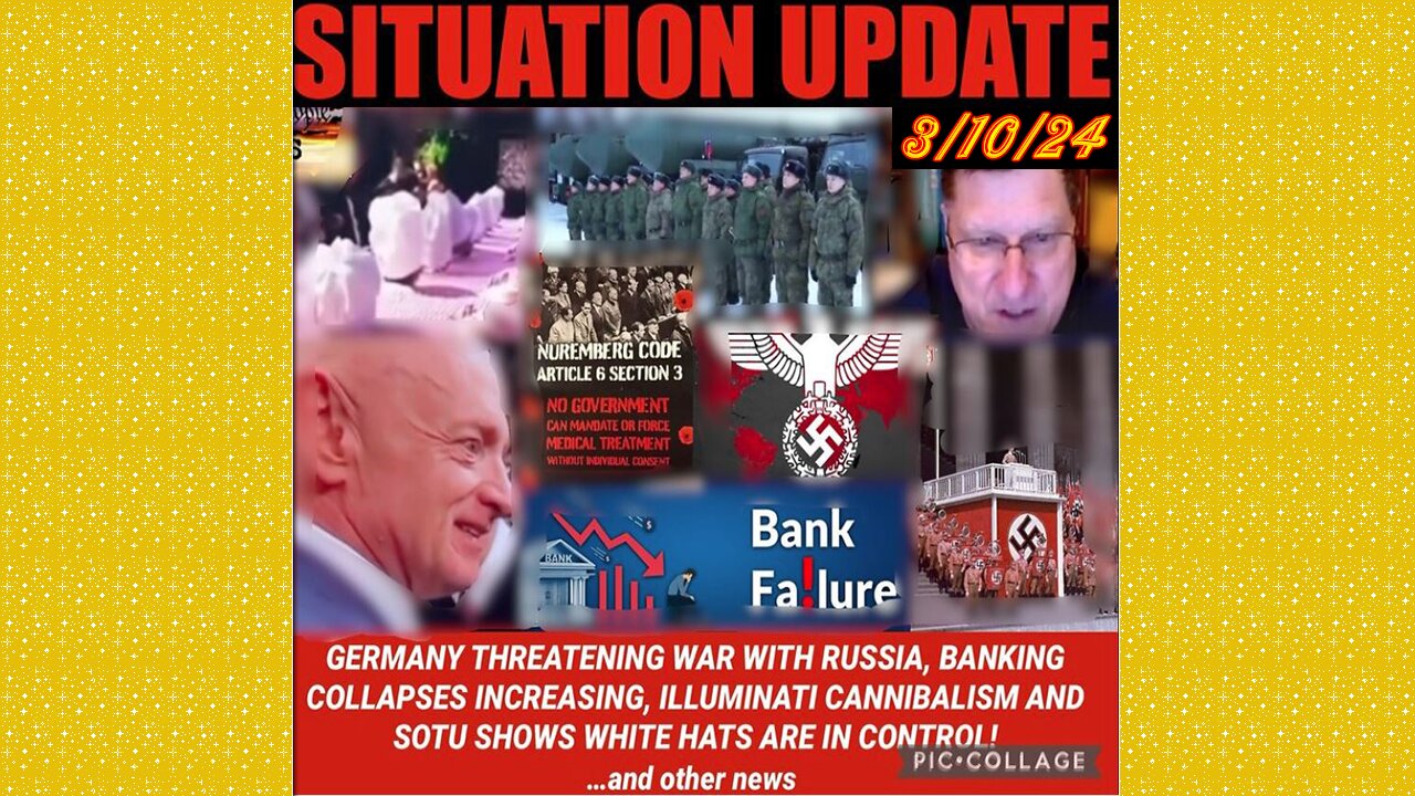 SITUATION UPDATE 3/10/24 - Covid-19/Jabs/Plan-Demics, Global Financial Crises,Cabal/Deep State Mafia