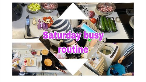 Saturday ki busy routine||kam kam bass kam stay home life