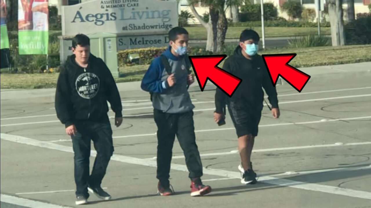 Is This Only Happening In California? - Wearing Masks OUTSIDE?!