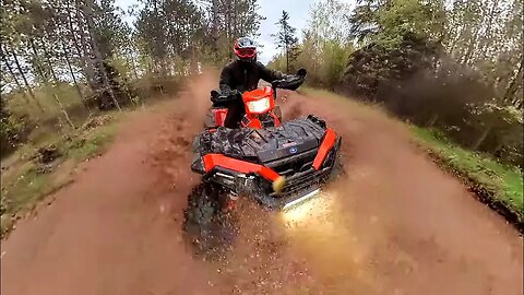 Water Skipping 1,000 Pound ATV | First Sportsman XP 1000 S Trail Ride