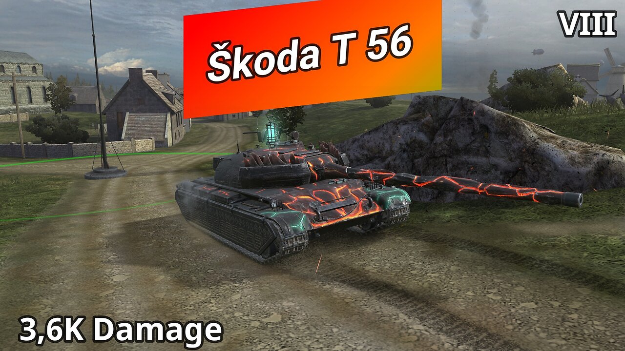 Škoda T 56 (3,6K Damage) | WoT Blitz