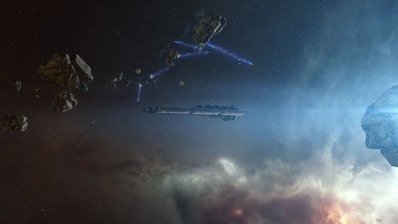 EVE Online Orca gets bumped, stream sniper gets baited to lowsec
