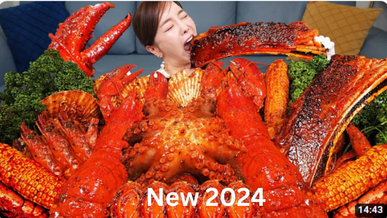 ENG SUB)2024 Seafood Boil🦞 Lobster & Octopus Beef Ribs American Cuisine Recipe Mukbang ASMR Ssoyoung