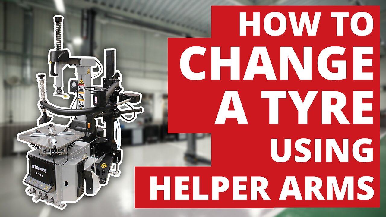 How to change a tyre with the Steiner ST260 tyre changer