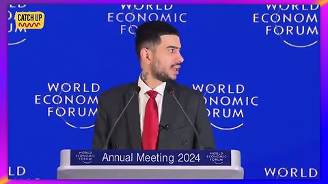 BREAKING: NEW WEF PARTICIPANT DOES THE UNTHINKABLE AT 2024 DAVOS MEETING.