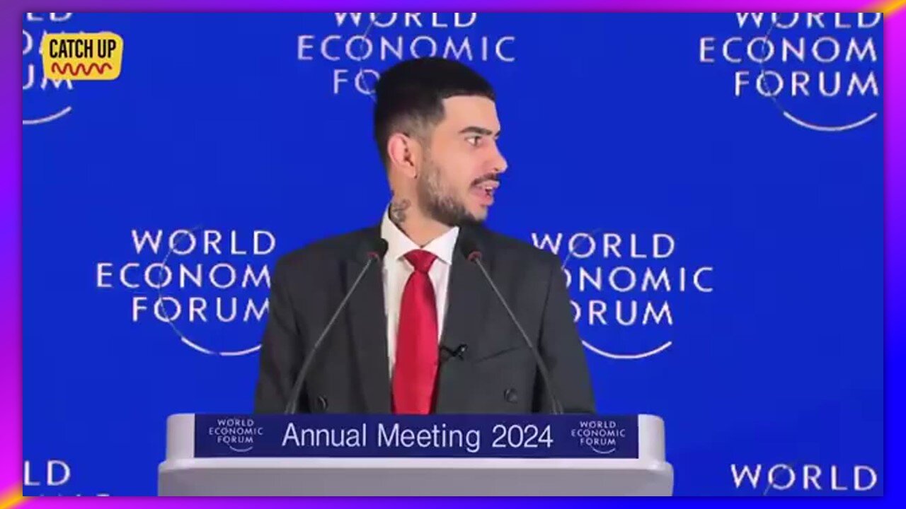 BREAKING: NEW WEF PARTICIPANT DOES THE UNTHINKABLE AT 2024 DAVOS MEETING.