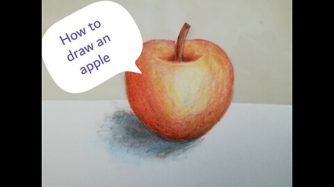 How to draw an apple