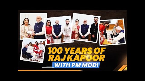 Celebrating 100 years of Raj Kapoor: PM Modi in conversation with Kapoor family