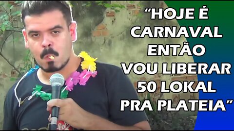 CONVIDADO PAGA CERVEJA PRA PLATEIA E DONO DO BAR SE IRRITA