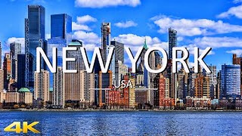 New York (4K UHD) | Relaxing music for meditation and sleep | Video with nature